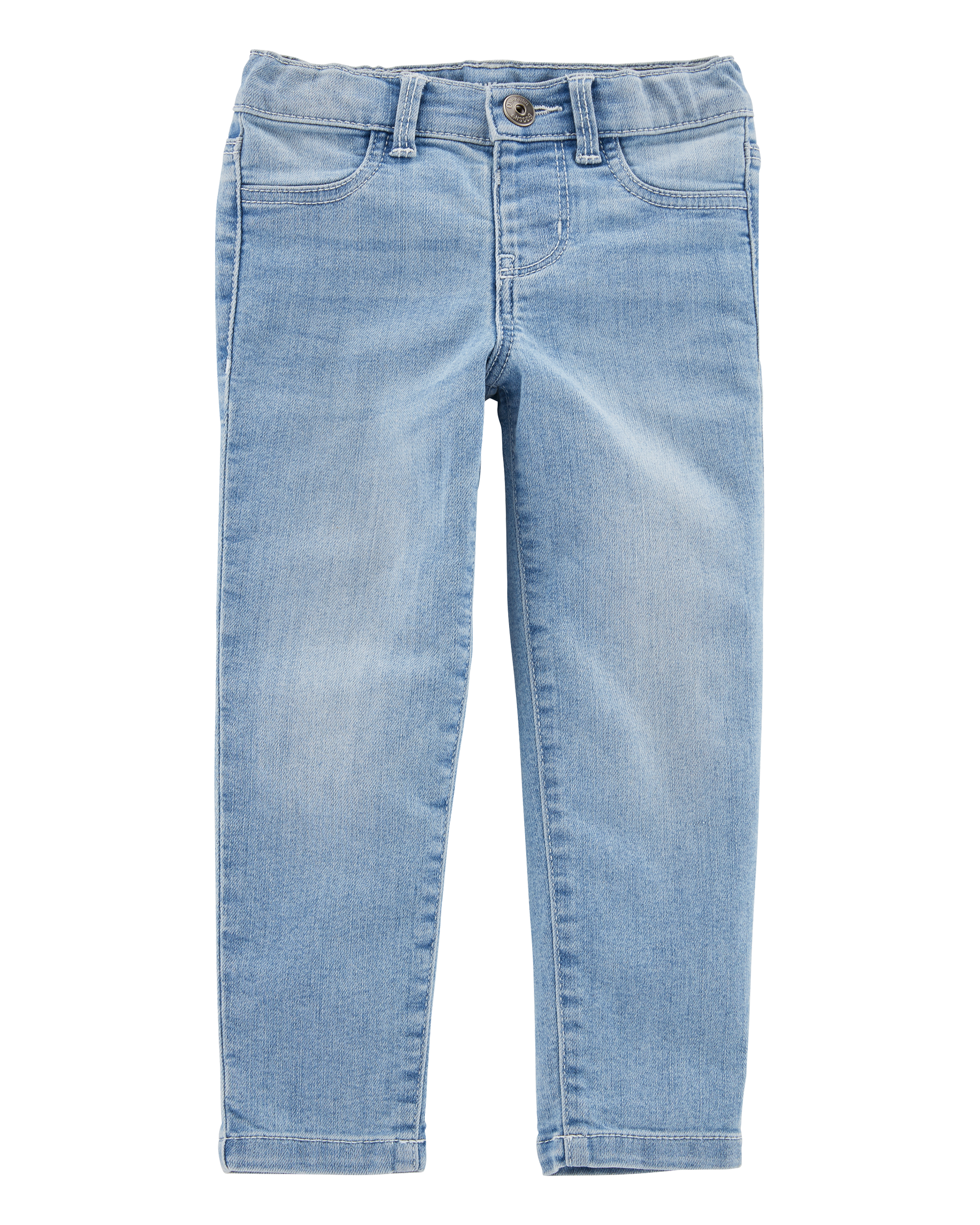 Baby Light Blue Wash Skinny-Leg Jeans