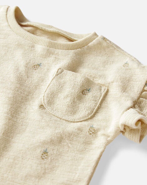  Product image 3 of Baby 2-Piece Pineapple-Print Set Made With Organic Cotton