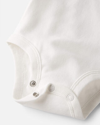 Product image 2 of Baby 3-Pack Organic Cotton Rib Bodysuits
