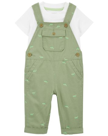 Baby 2-Piece Tee & Chameleon Coverall Set