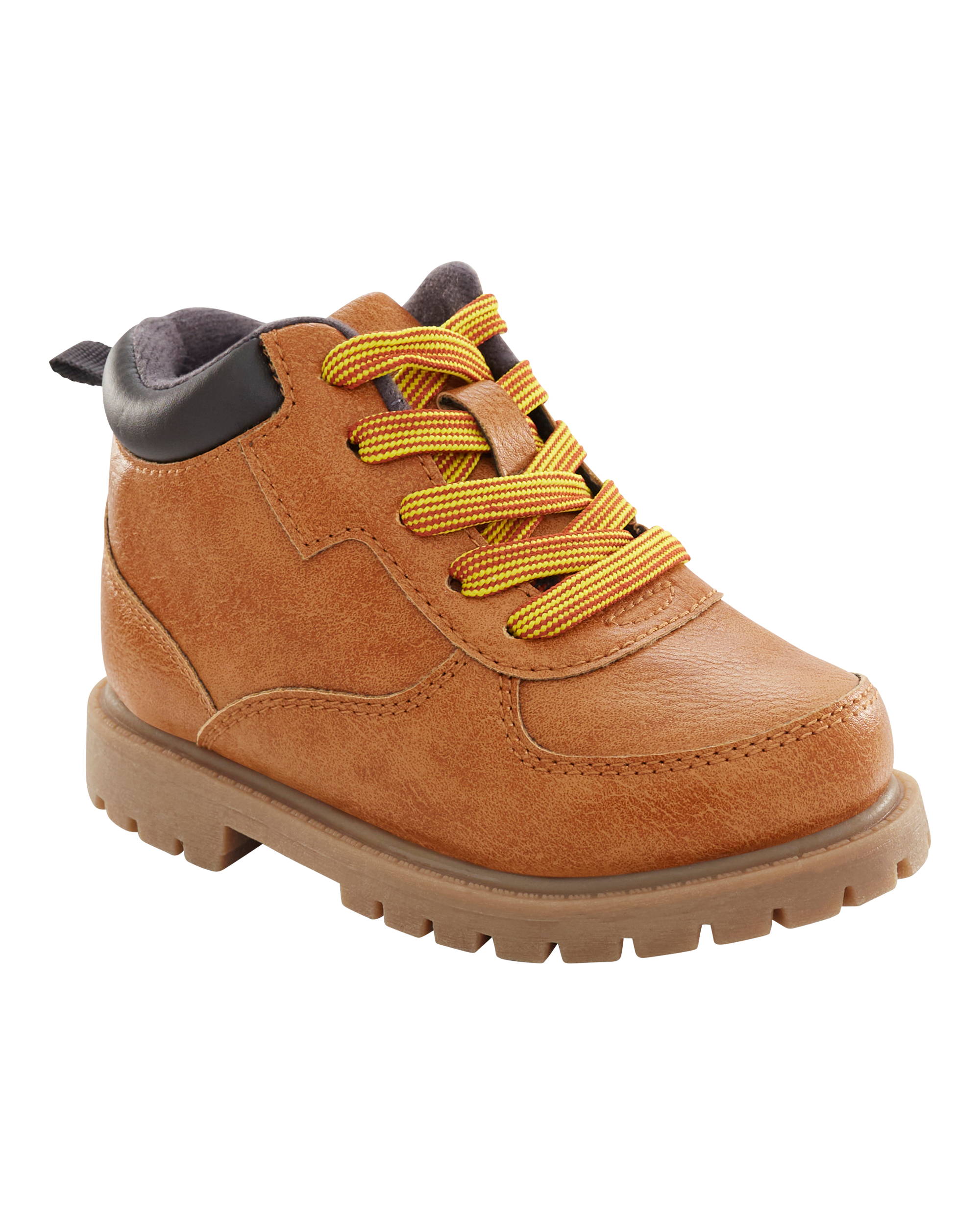 Kid High-Top Faux Leather Boots