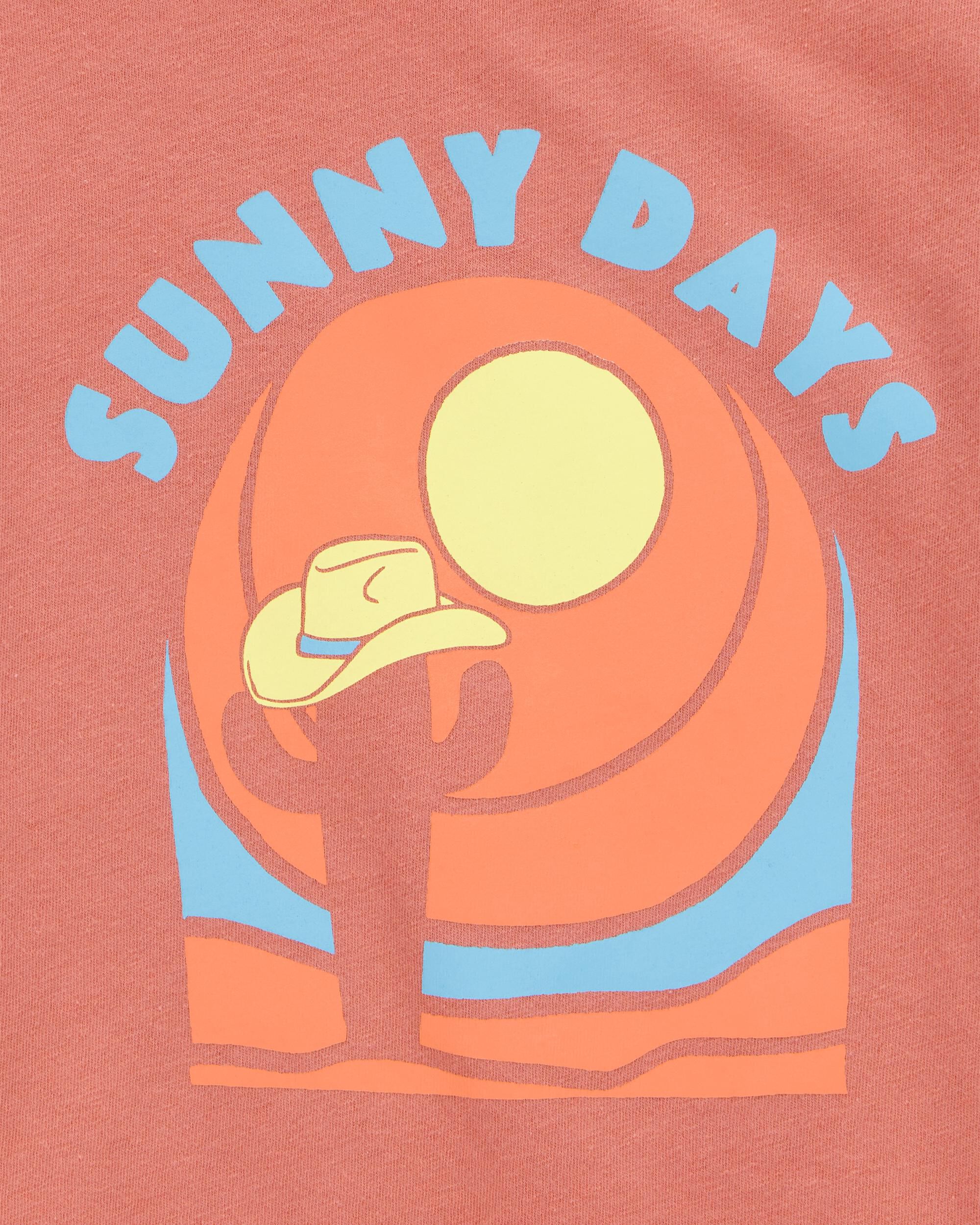 Toddler Sunny Days Short-Sleeve Graphic Tee - Orange