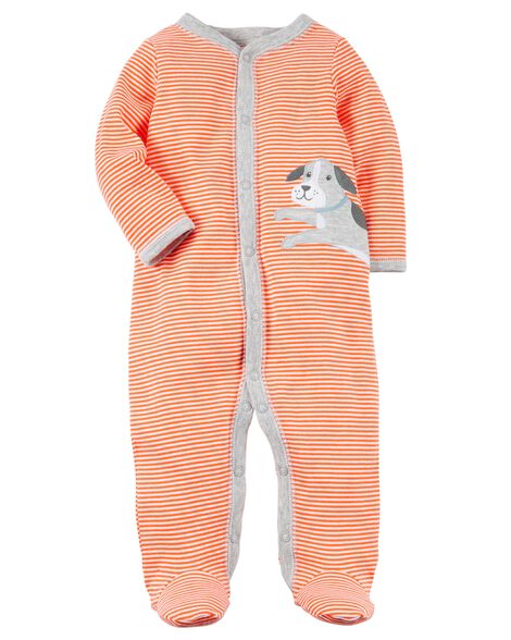 Snap-Up Dog Cotton Sleep & Play