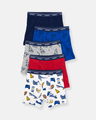 Product image 2 of Kid 5-Pack Boxer Briefs Underwear