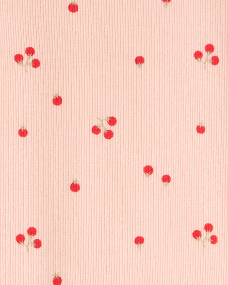 Product image 3 of Baby 2-Piece Bodysuit & French Terry Short Set - Pink