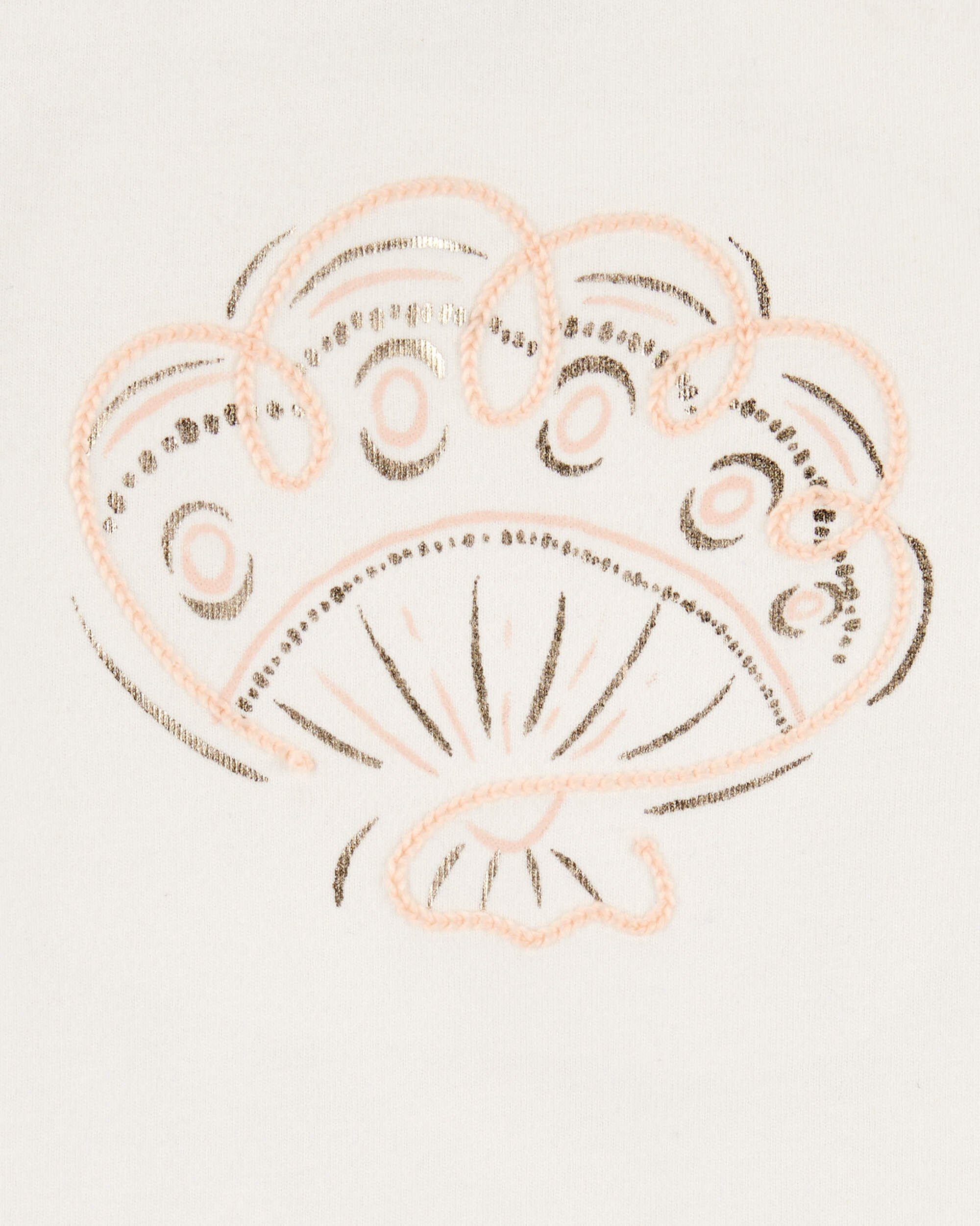 Toddler Seashell Flutter Tank - White