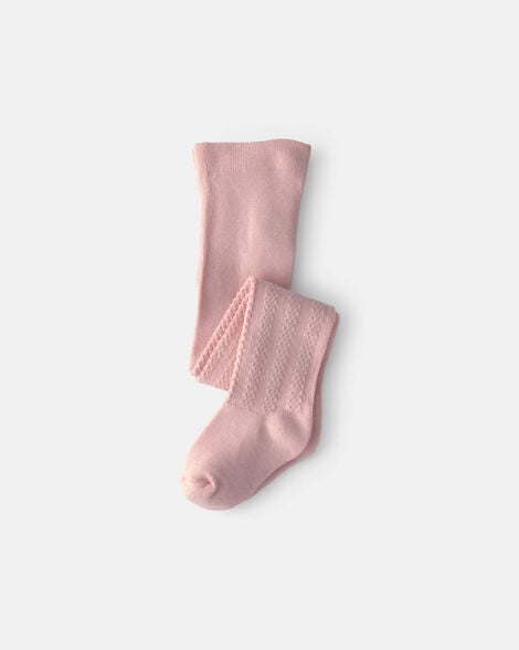 baby girl tights - pink