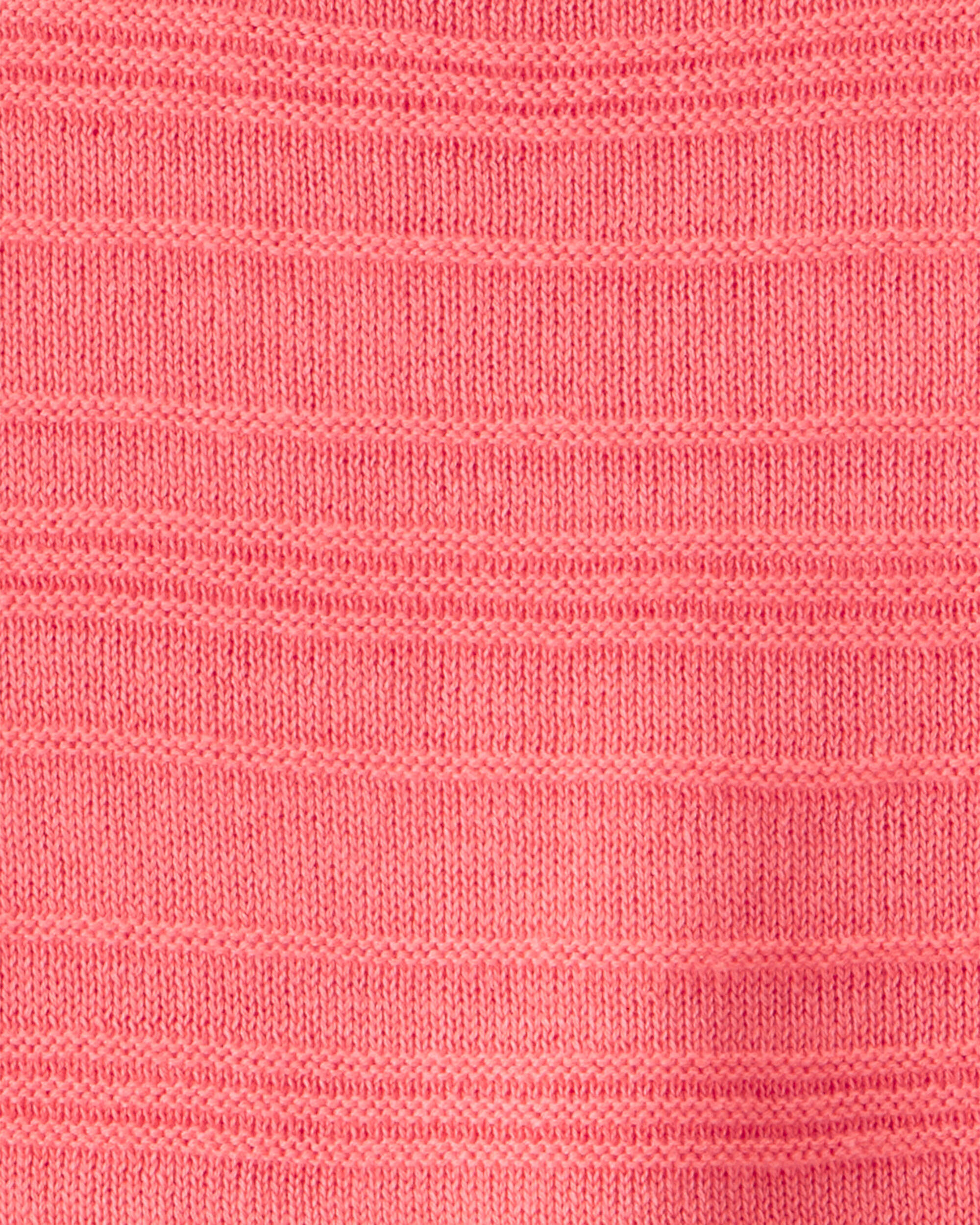 Girls Long-Sleeve Sweater - Coral