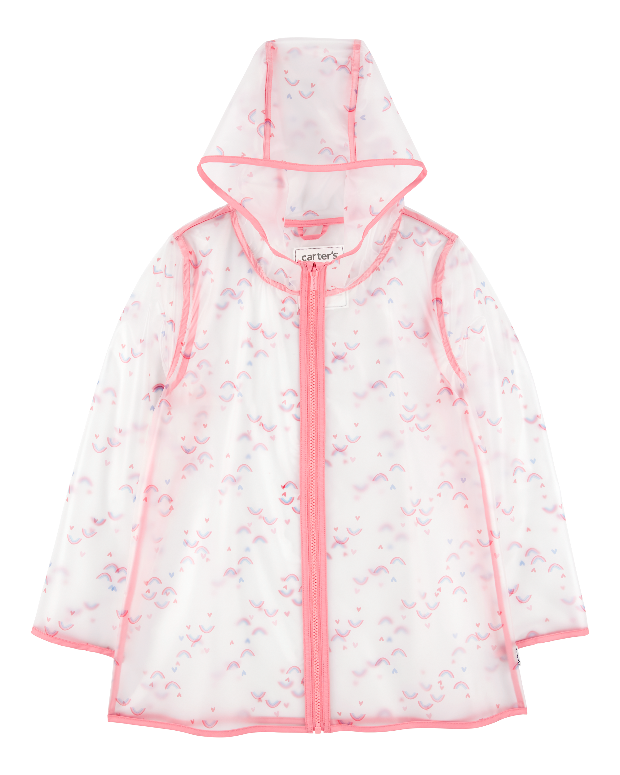 Rainbow Translucent Rain Jacket