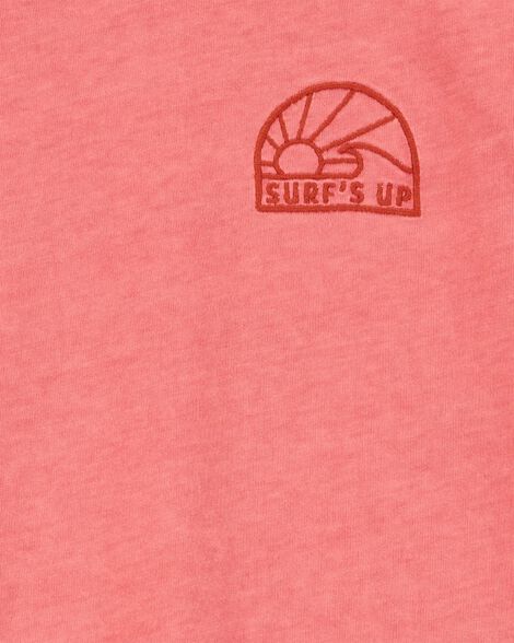  Product image 2 of Kid Solid Short-Sleeve Tee - Red