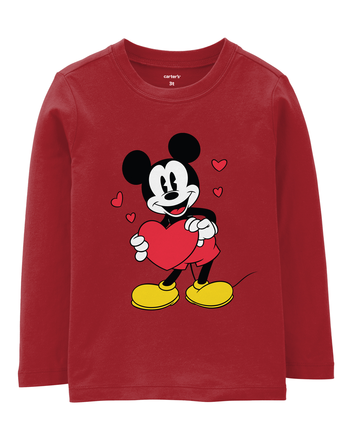 Carter s Toddler Boys Mickey Mouse Valentine s Day Tee Red 2T Red