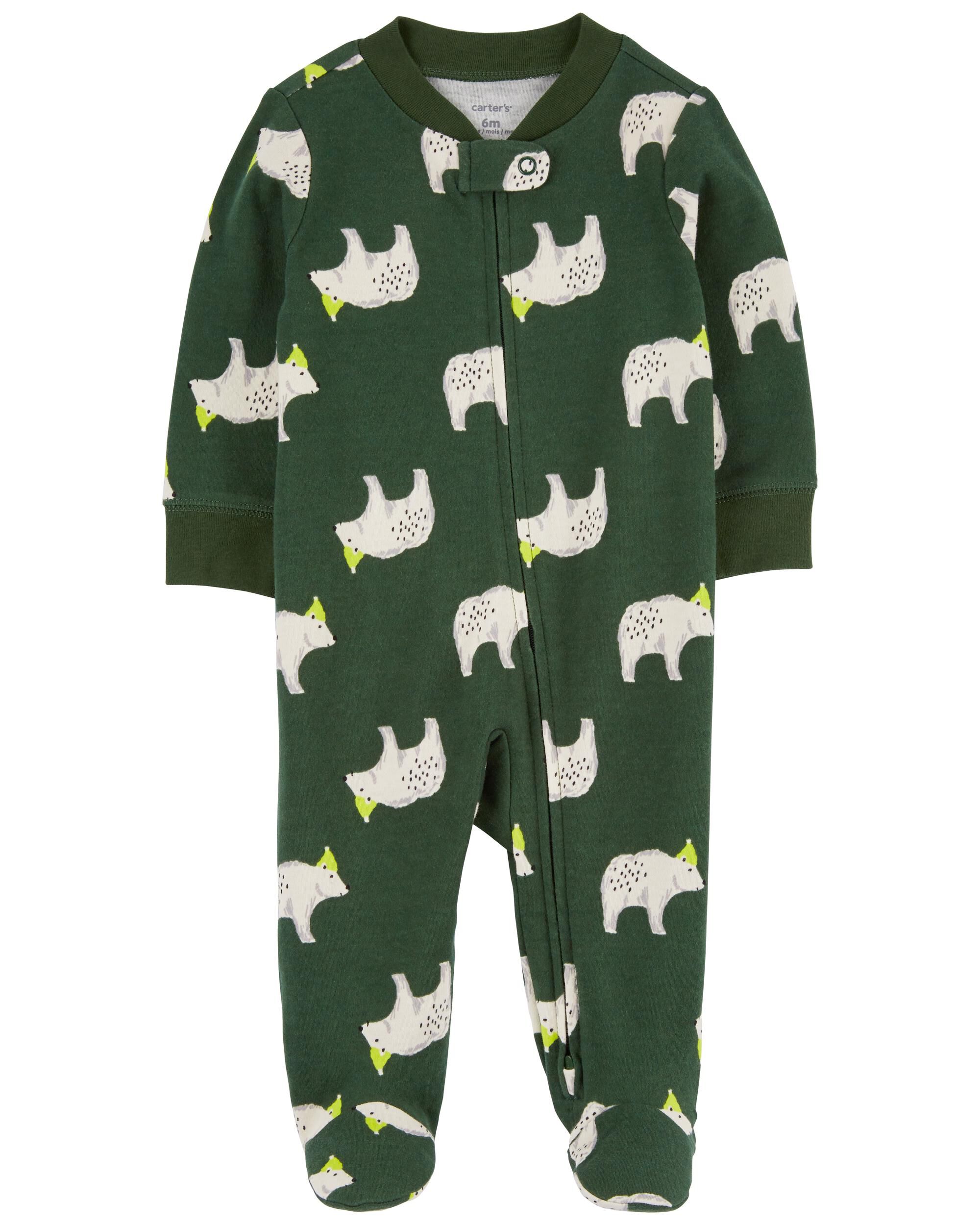 Carters polar bear pajamas deals
