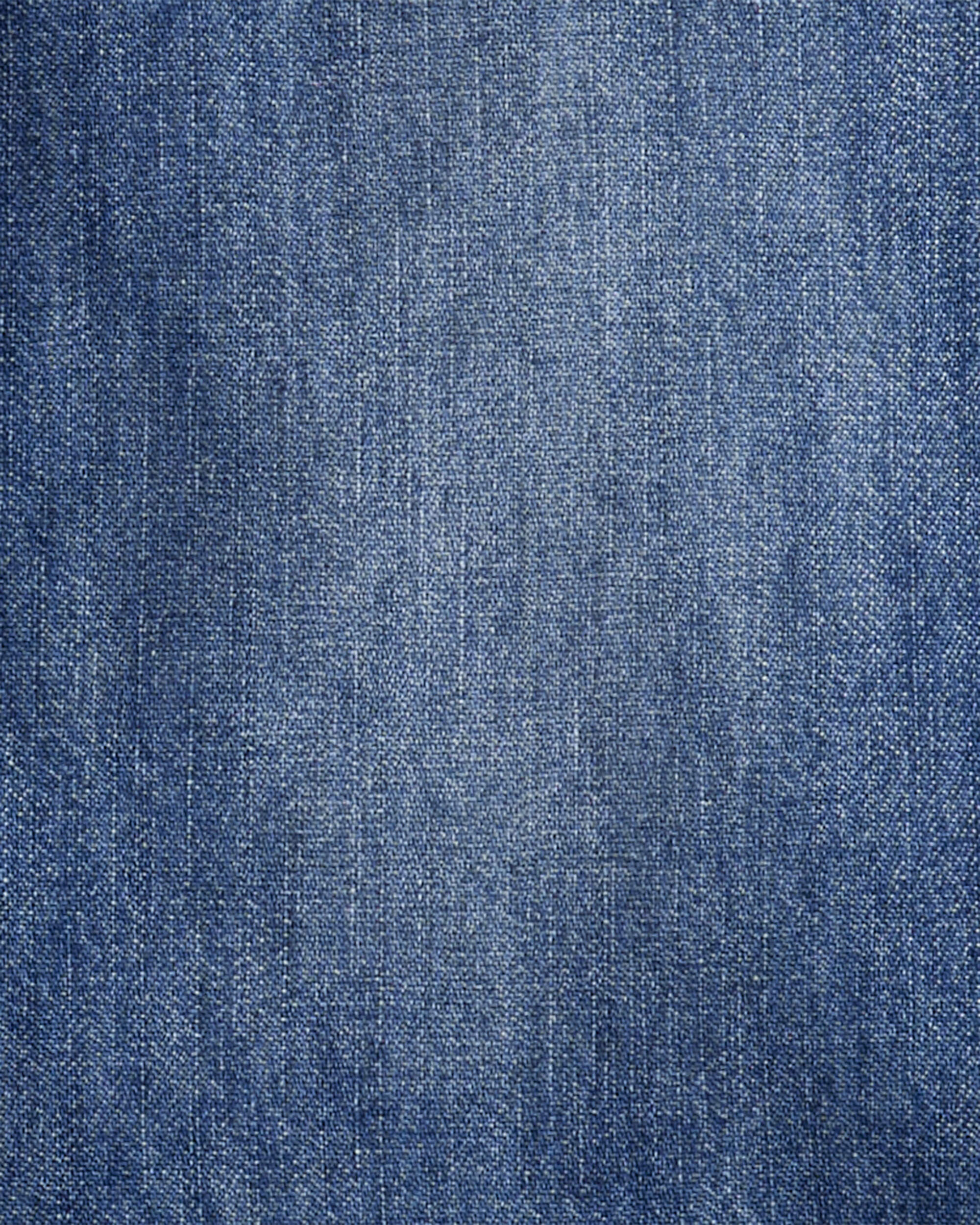 Toddler Boy Western Denim Long-Sleeve Button-Down Shirt - Blue