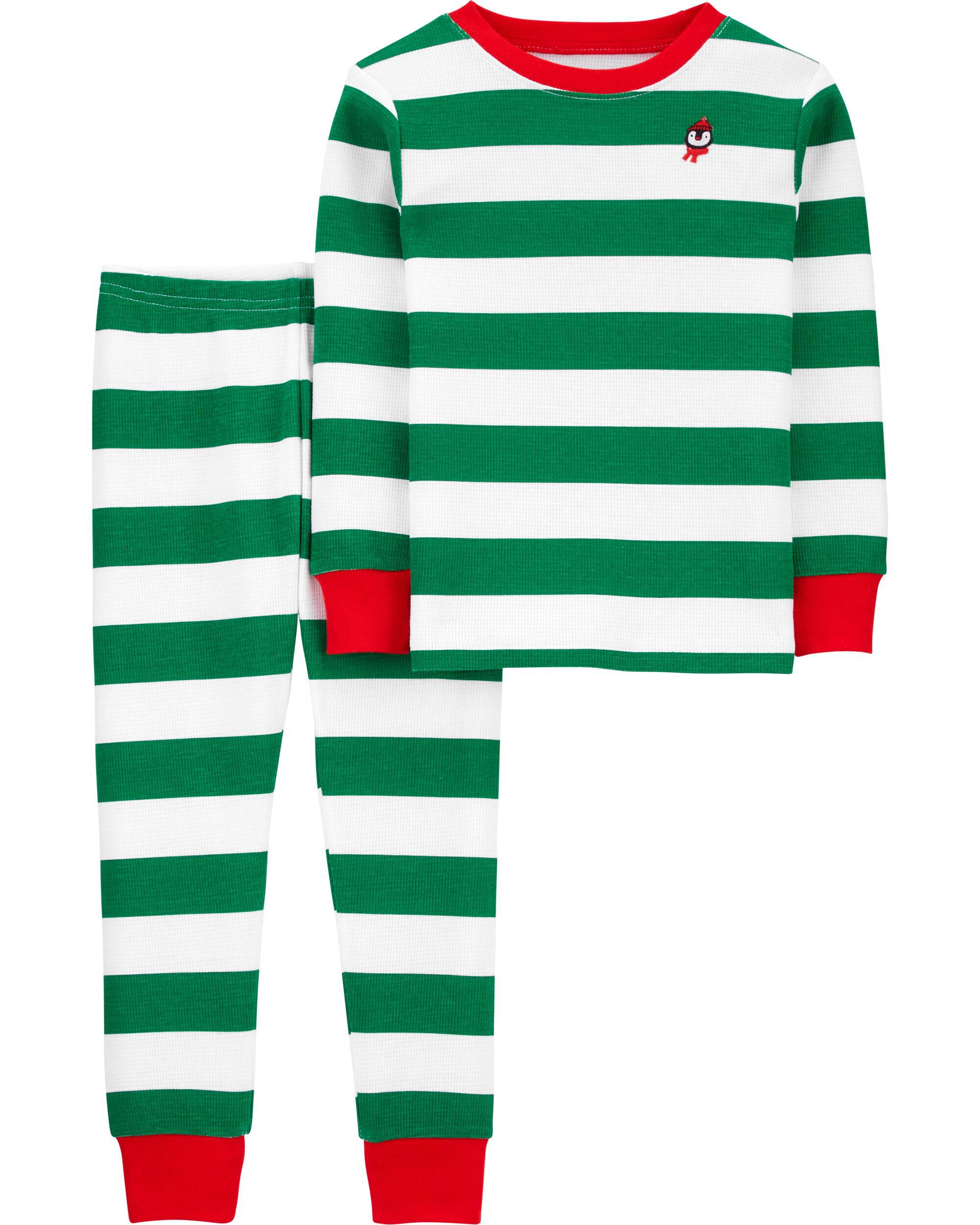 thermal christmas pajamas