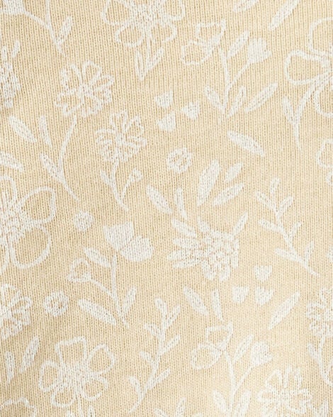 Product image 3 of Baby Organic Cotton Floral Sleep & Play Pajamas
