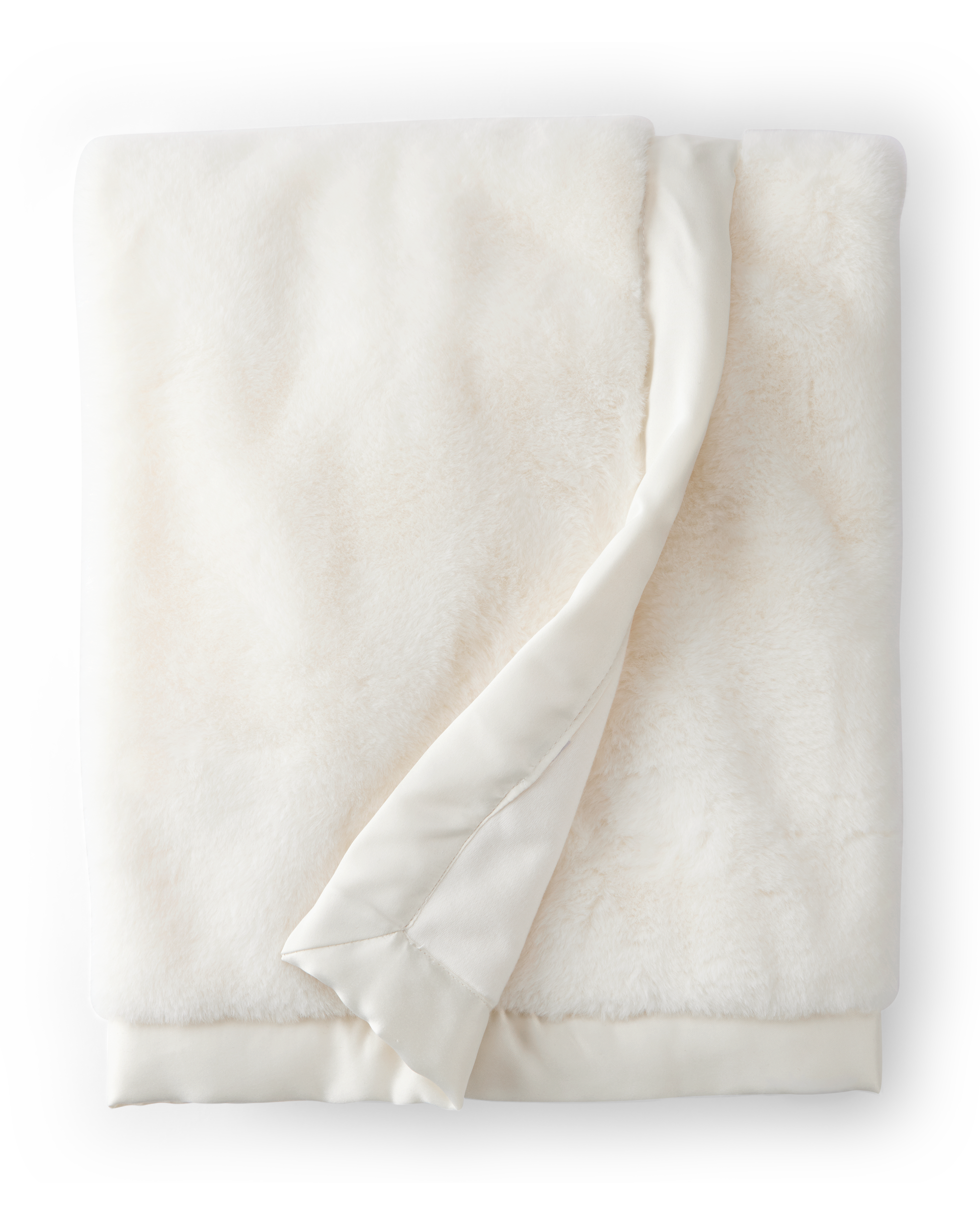 Baby Plush Blanket - White - White