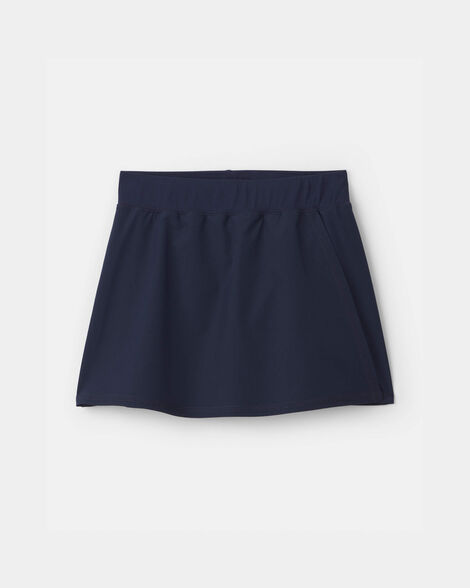 Girls Uniform Active Skort - Navy