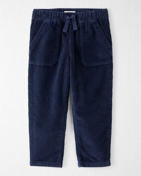 Toddler Organic Cotton Corduroy Drawstring Pants