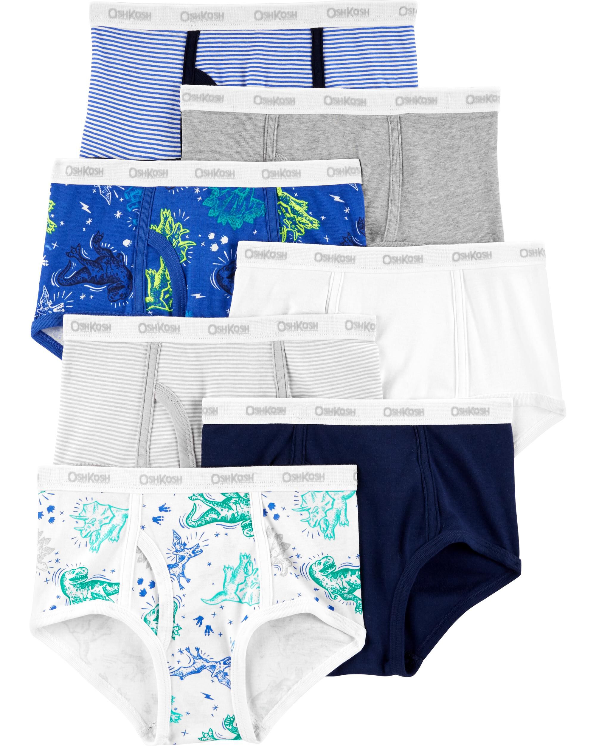 7 pack Boys pants 100/% Cotton Pattern Knickers Pants Age 2--8 .