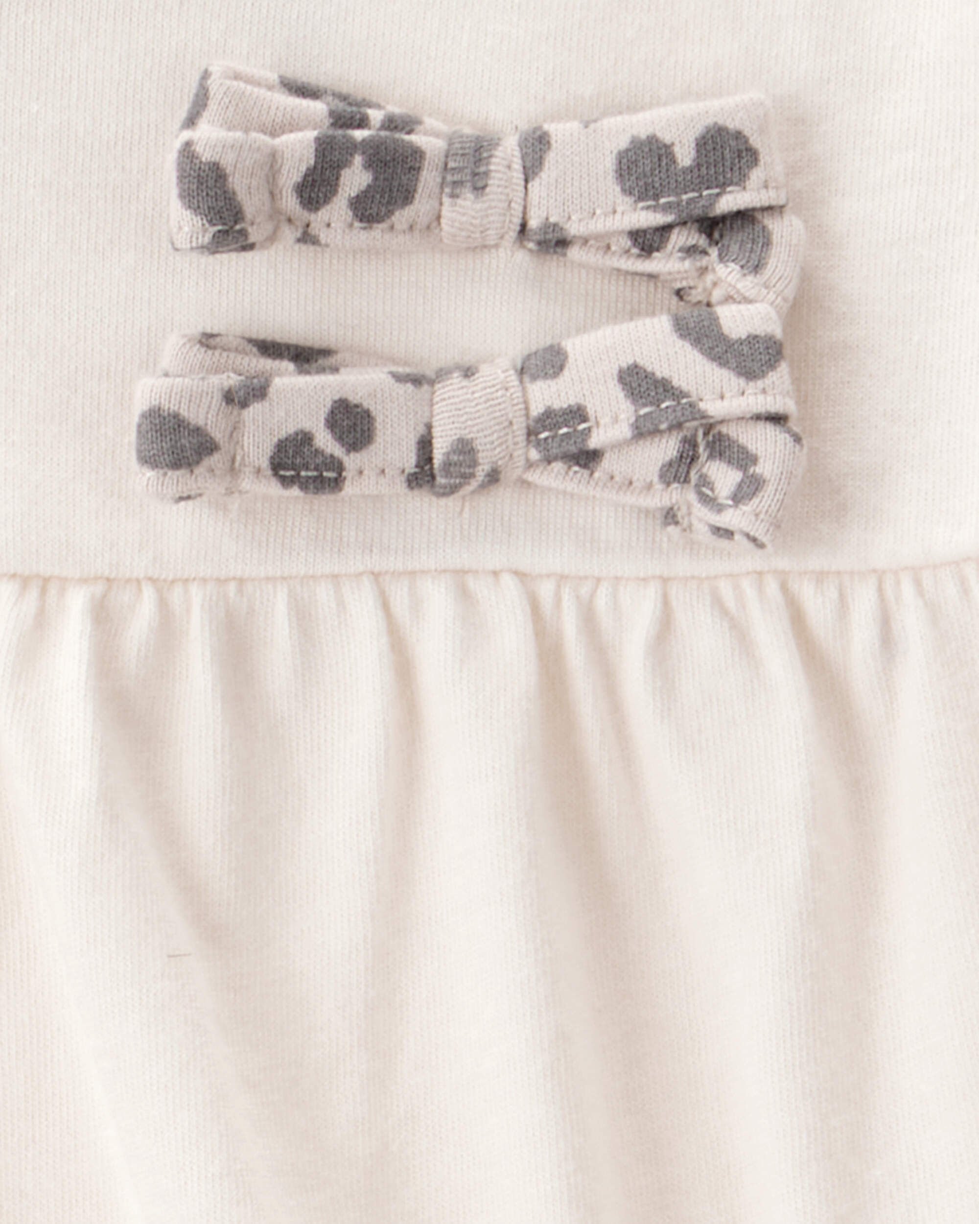 Baby 2-Piece Long-Sleeve Bodysuit & Pull-On Leopard Pants