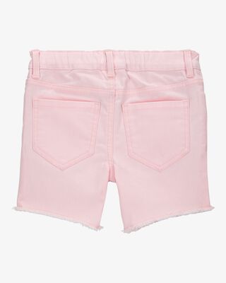 Product image 2 of Toddler Iconic Denim Shorts: Frayed Hem - Pink