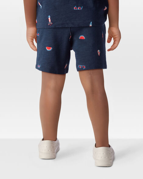 Product image 3 of Toddler 4th Of July Pull-On Shorts