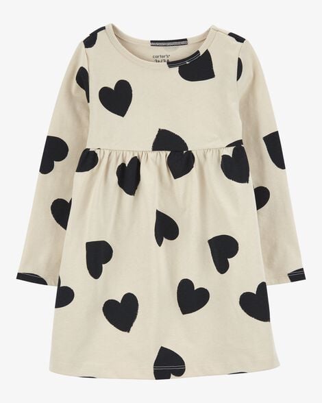 Product image 1 of Toddler Heart Jersey Dress