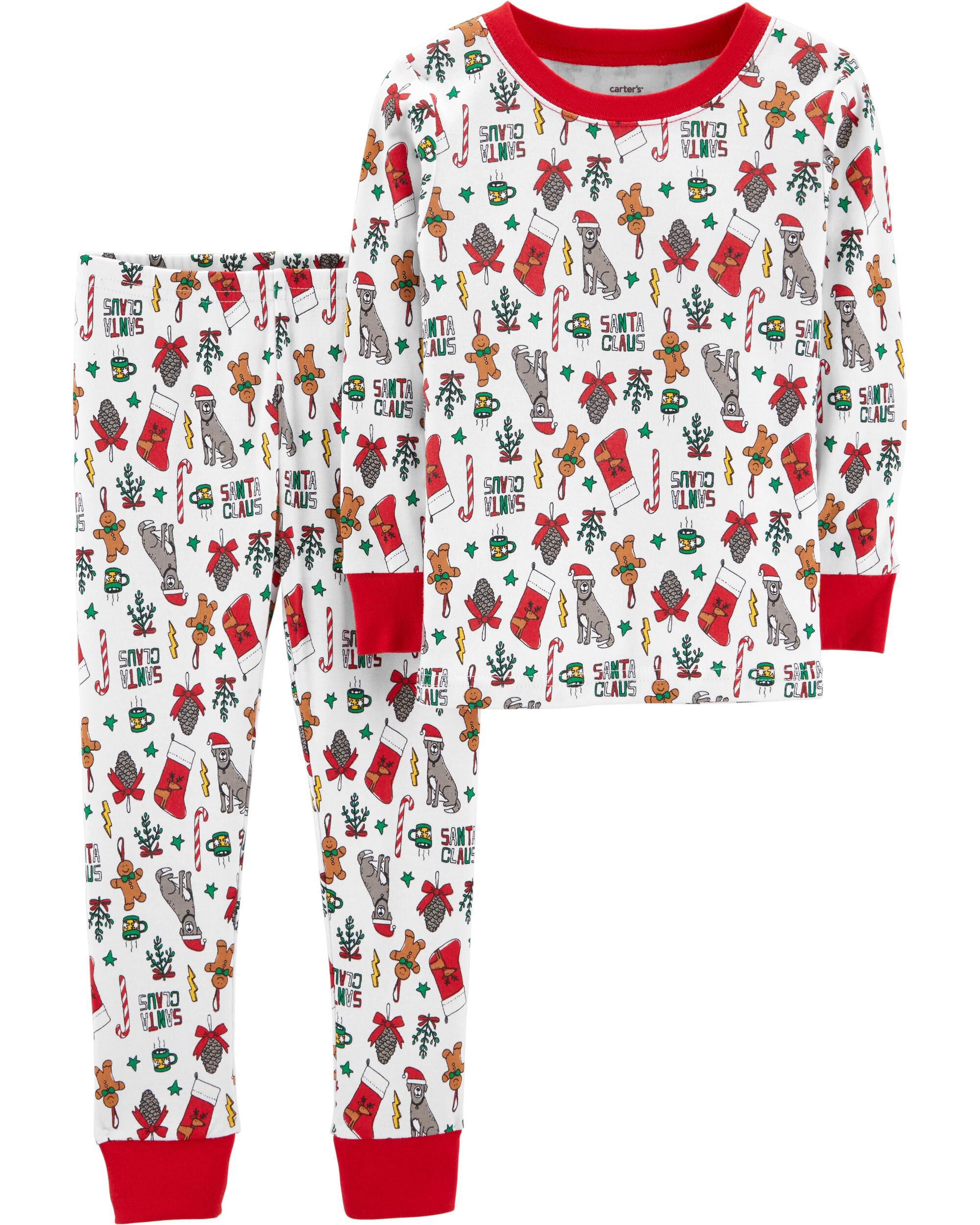 Christmas Snug Fit Cotton PJs | carters 