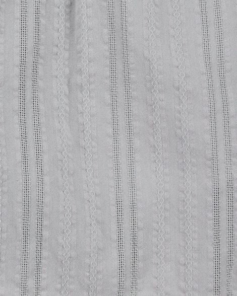 Product image 5 of Toddler 2-Piece Seersucker Button-Down Shirt & Drawstring Shorts Set - Grey
