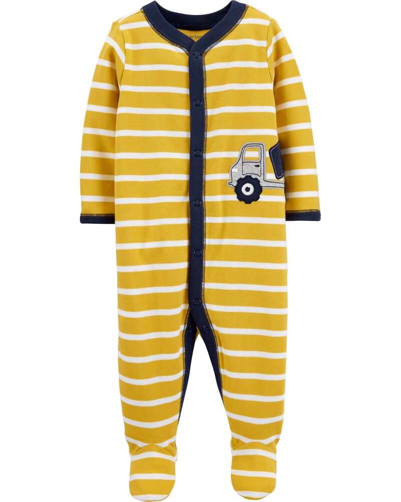 Construction Truck Snap Up Cotton Sleep Play Carters Com