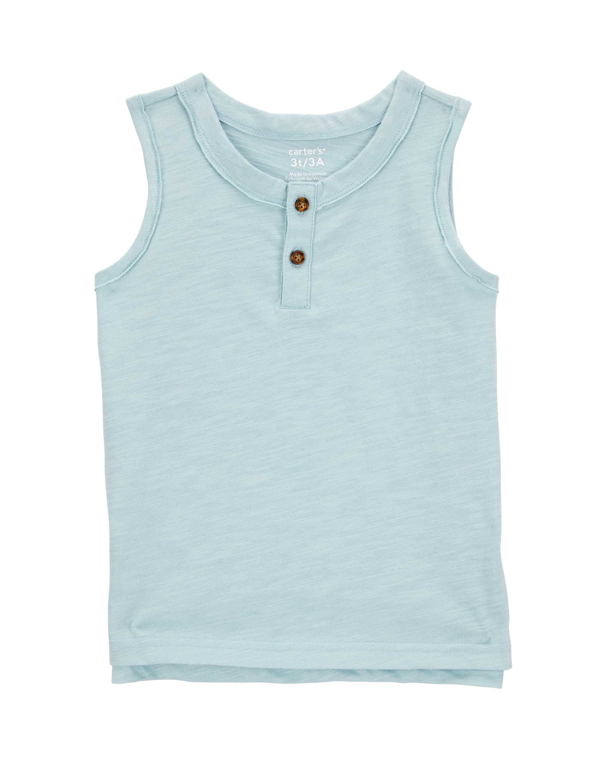 Toddler Sleeveless Slub Jersey Tank