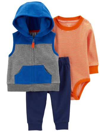 Baby 3-Piece Little Vest Set