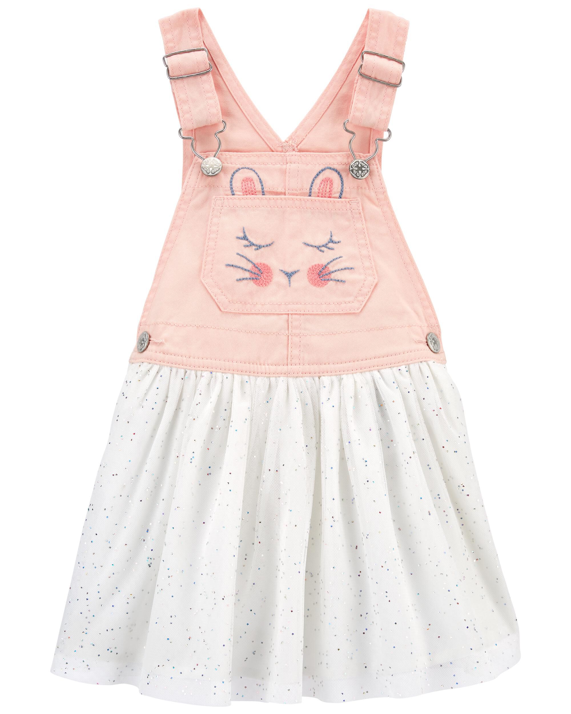 Carters pink bunny dress