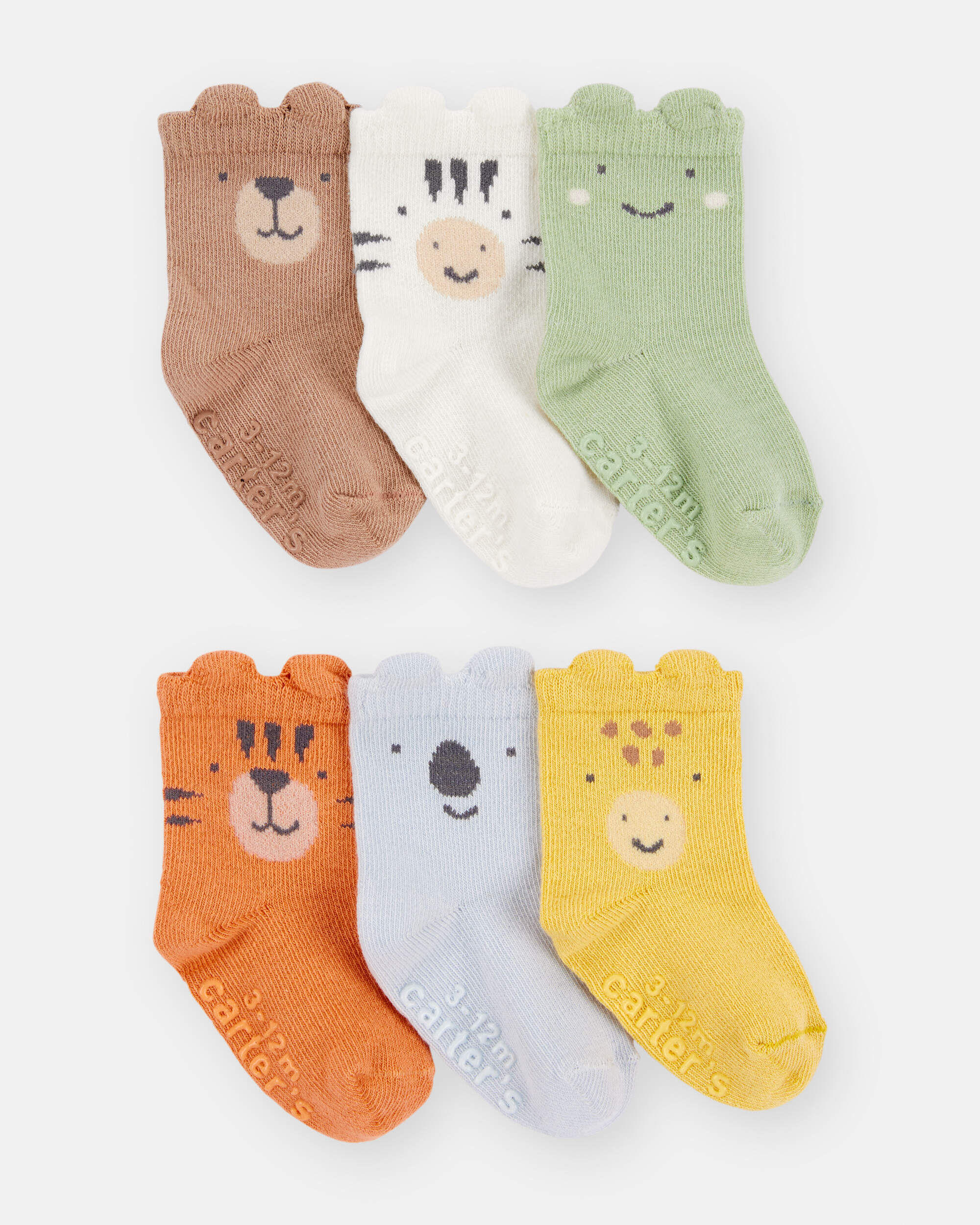 Baby 6-Pack Booties - Carter's | Carter's