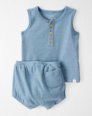 Product image 1 of Baby 2-Piece Organic Cotton Striped Set