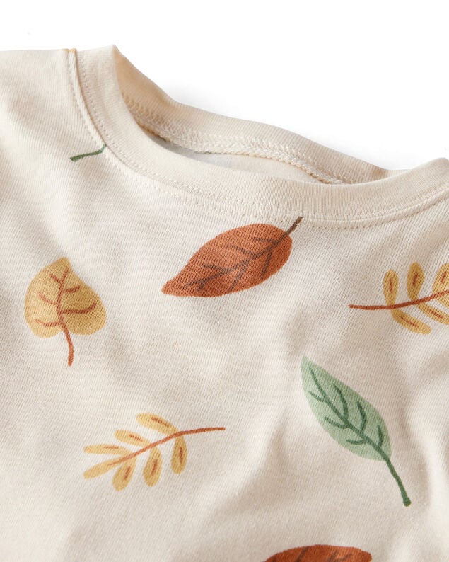 Product image 2 of Toddler Organic Cotton Pajamas in Autumn Leaves Print