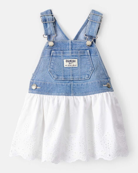  Product image 5 of Baby Eyelet Denim Jumper Dress