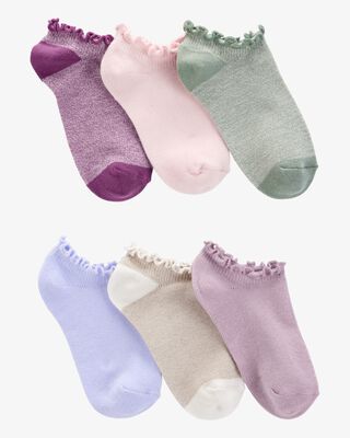 Product image 1 of Kid 6-Pack No Show Socks