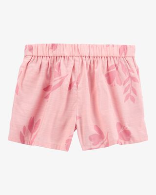 Product image 2 of Kid Floral Linen Look-alike Sun Short - Pink