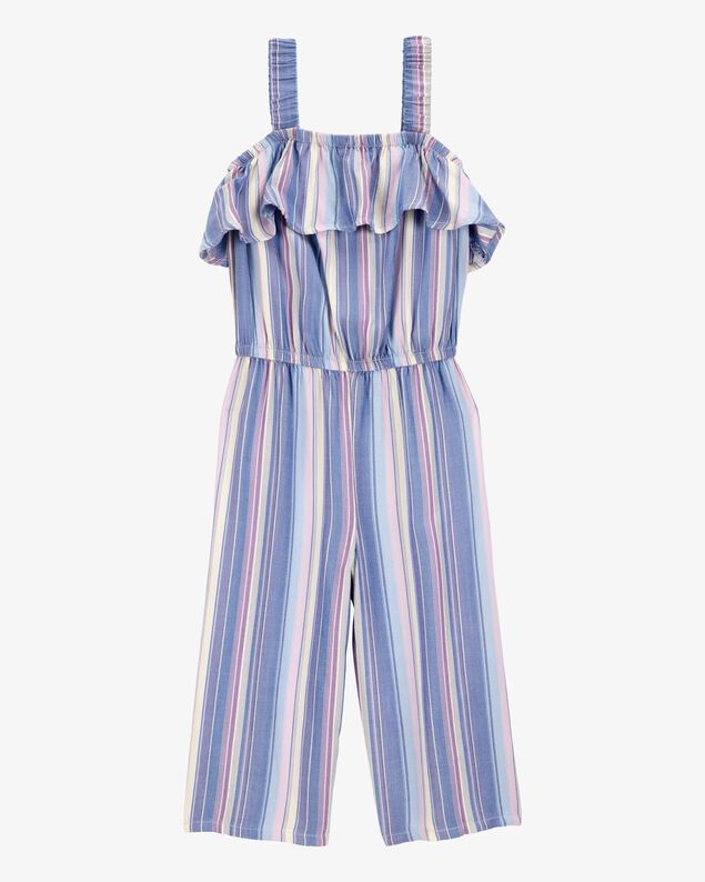 Product image 1 of Toddler Multi Striped Flutter Jumpsuit
