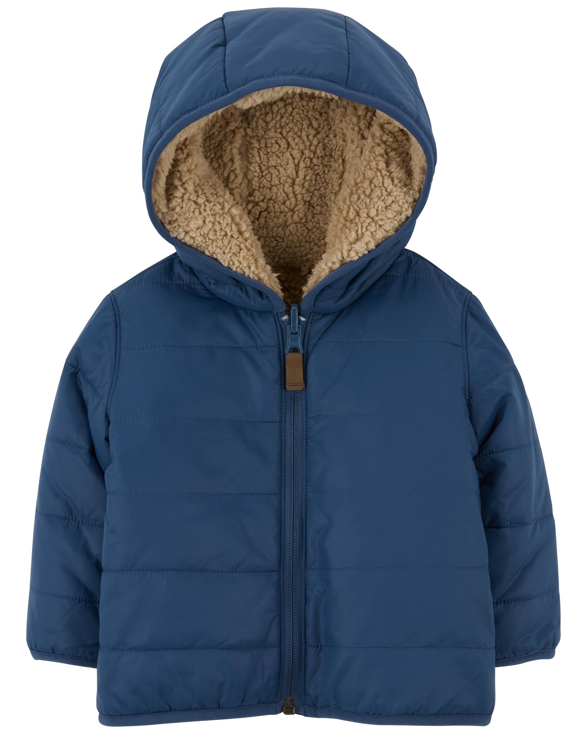 Baby 2 In 1 Reversible Puffer Jacket Carter s Carter s