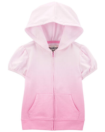 Toddler Terry Hooded Full Zip Cover-Up 