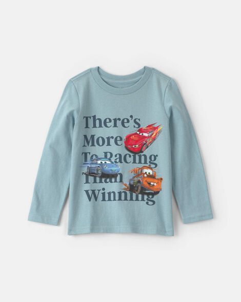 toddler boy disney/pixar© cars long-sleeve graphic tee - blue