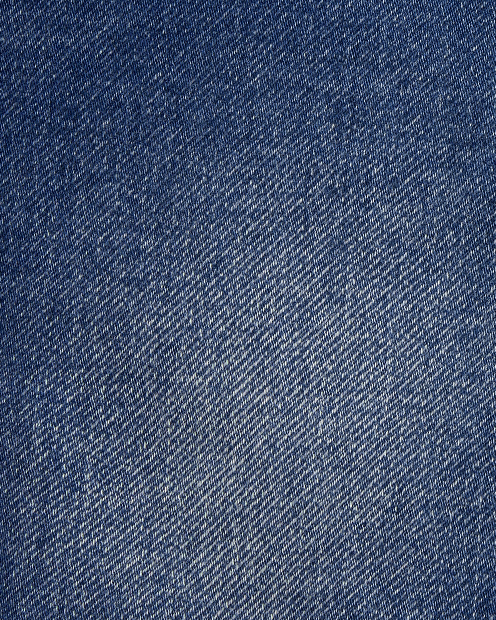 Toddler Pull-On Denim Shorts - Navy