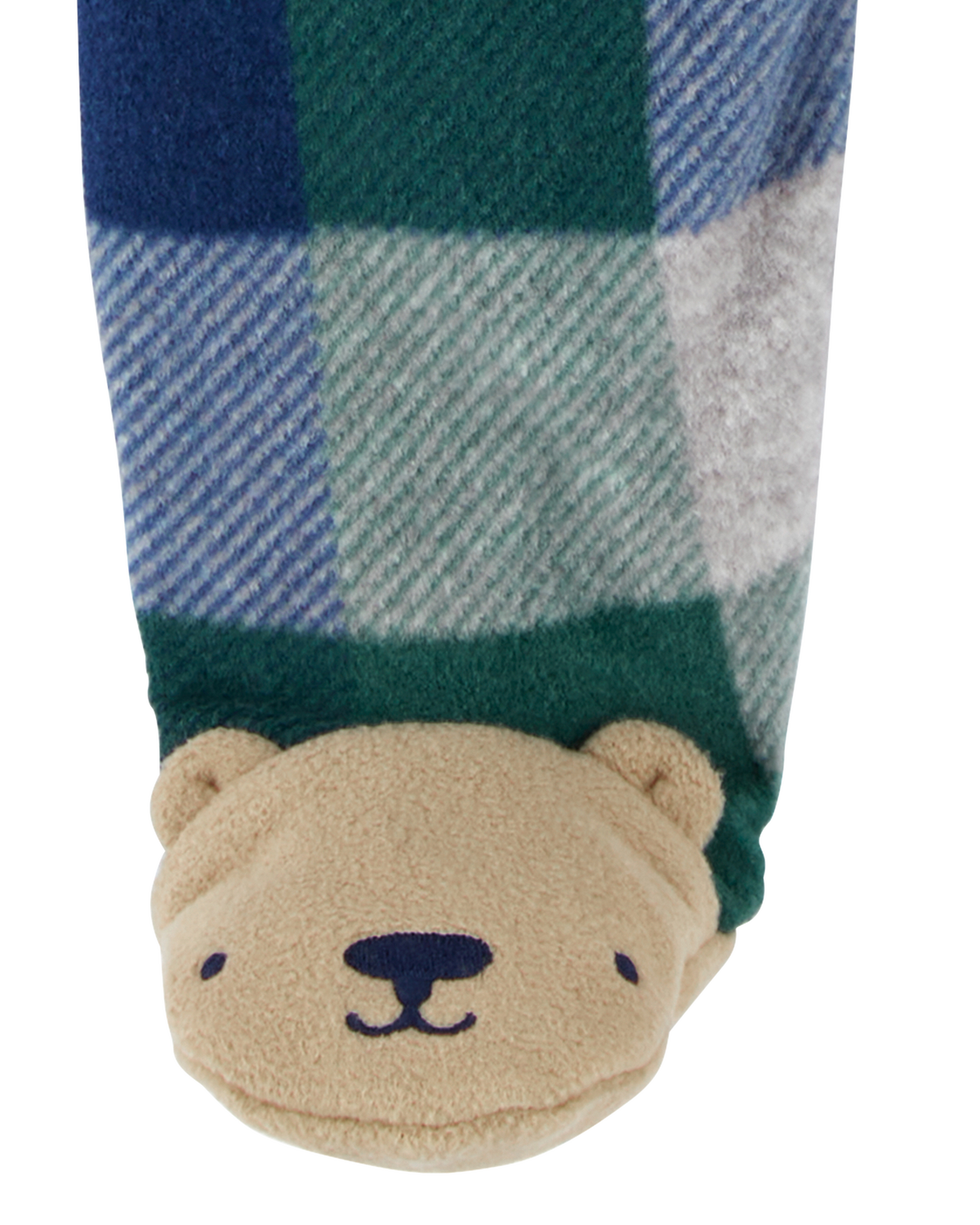 Teddy bear fleece pajamas hot sale