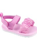 Pink - Baby Scrunch Strappy Sandals, Selected