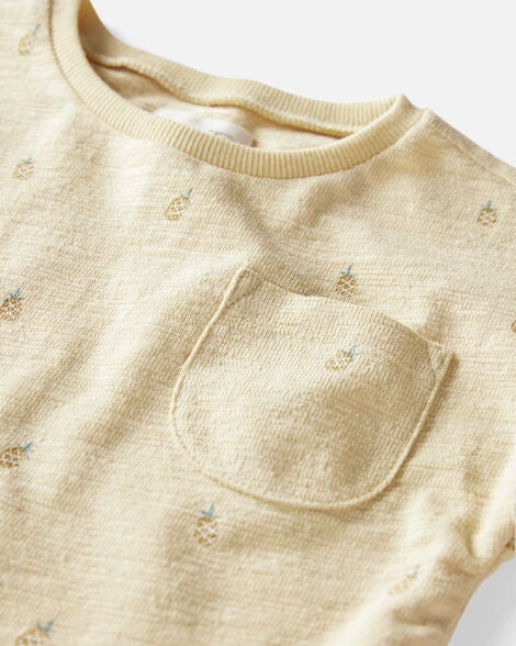  Product image 3 of Toddler 2-Piece Pineapple-Print Set Made with Organic Cotton