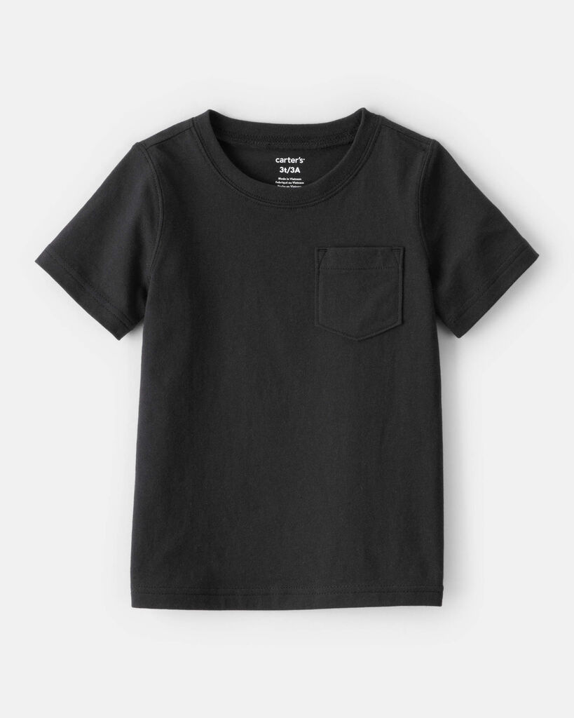 Carter'S toddler boy solid short-sleeve tee 2T Black — $5.00 at Carter S Inc