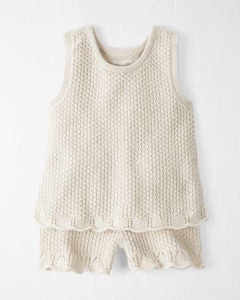 Product image 1 of Toddler 2-Piece Organic Cotton Sweater Knit Set