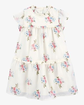 Product image 1 of Toddler Floral Tiered Short-Sleeve Dress